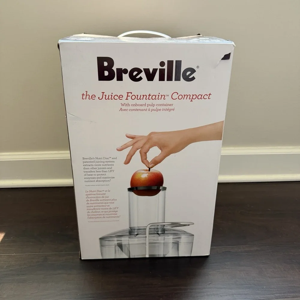 Breville BJE200XL Juice Fountain Compact Centrifugal Machine 700W 25 fl oz